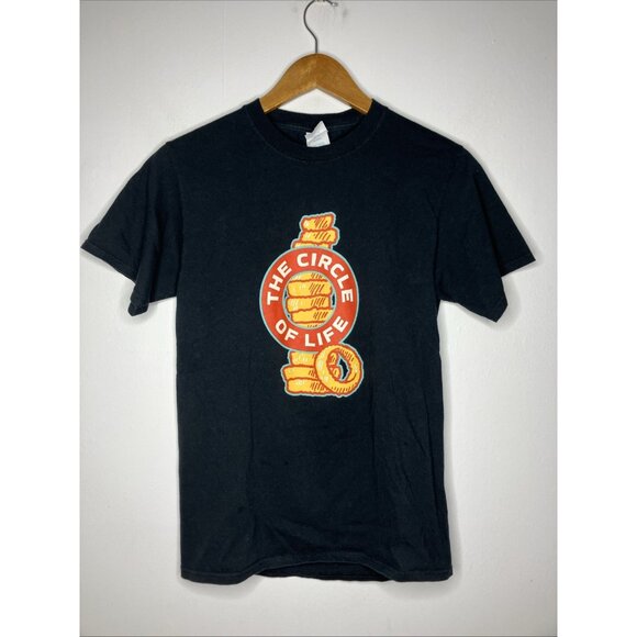 Red Robin Circle of Life Onion Rings T-Shirt Women's Small Restaurant Employee - Picture 1 of 7